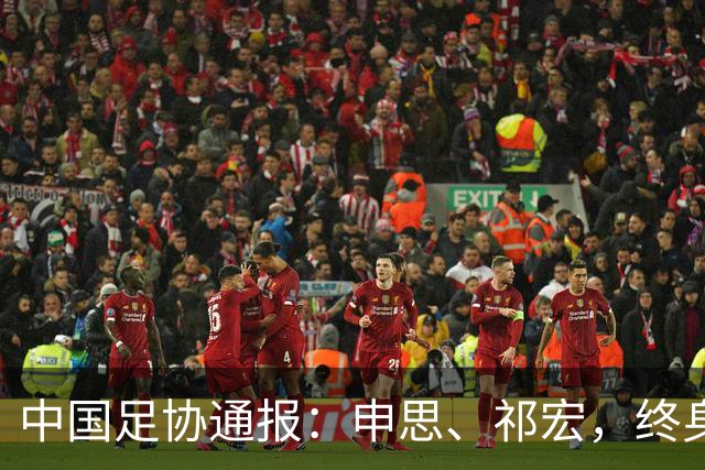 中国足协通报：申思、祁宏，终身禁业